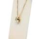 Chain And Pendant In 18K Yellow Gold With Diamond 0,26 Cts