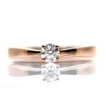 Verlobungsring 18K Gold 0.21Ct