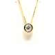 Chain And Pendant In 18K Yellow Gold With Diamond 0.30 Ct