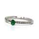 White Gold and Emerald Ring