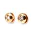 Boucles d'oreilles en or Rose 18 Kte & Diamant 0,20 CT