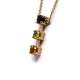 Chain And Pendant In 18K Rose Gold With Amathyst, Citrine and Peridot