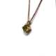Chain And Pendant In 18Kte Rose Gold With Peridot 3,5mm