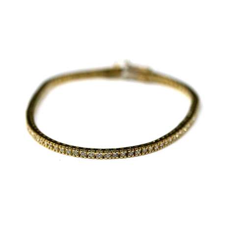 Bracelet Rivier 18k Yellow gold and brilliant