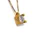 Chain And Pendant In 18K Yellow Gold With Diamond 0,30 Cts