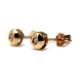 Rose Gold Earrings 18kl & Diamond 0.15Ct
