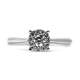 Engagement Ring White Gold 0.27 Ct
