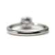 Engagement Ring White Gold 0.27 Ct