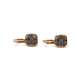18Kte Rose Gold earrings with Zircons