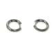18Kte White Gold earrings with Diamonds 0,18Ct