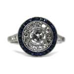 Anillo Vintage 0.50 Ct Platino