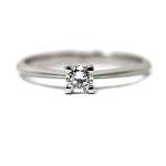 Anillo Oro Blanco 18kt Diamante 0,67 Ct