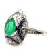 Platinum Emerald Ring