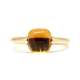 Ring Rose Gold 18Kl Amber Quartz