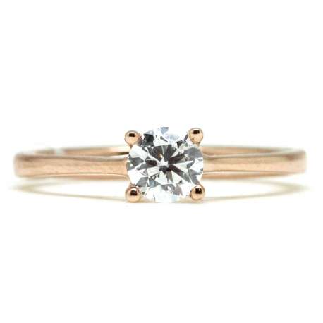 Engagement Rose Gold 0.50 Ct