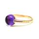 Ring Rose Gold 18Kl Purple Quartz