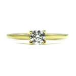 Solitario Oro Amarillo 0.40 Ct