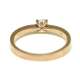 Engagement Ring Rose Gold 0.31 Ct