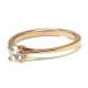 Engagement Ring Rose Gold 0.30 Ct