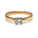 Engagement Ring Rose Gold 0.40 Ct