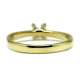 Engagement Ring Yellow Gold 0.41 Ct