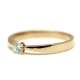 Engagement Ring Rose Gold 0.21 Ct