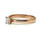 Engagement Ring Rose Gold 0.50 Ct