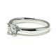 Engagement Ring White Gold 0.51 Ct