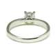 Engagement Ring White Gold 0.51 Ct