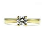 Solitario Oro Amarillo 0.52 Ct