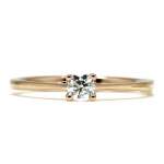 Verlobungsring Rosegold 0,18 Ct