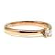 Engagement Ring Rose Gold 0.19 Ct