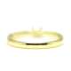 Engagement Ring Yellow Gold 0.18 Ct